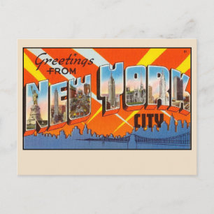 Greetings from New York City Postcard