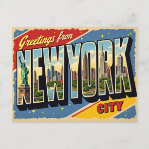 Greetings from New York City Postcard