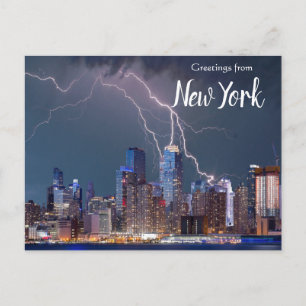 Greetings from New York City Travel Postcard