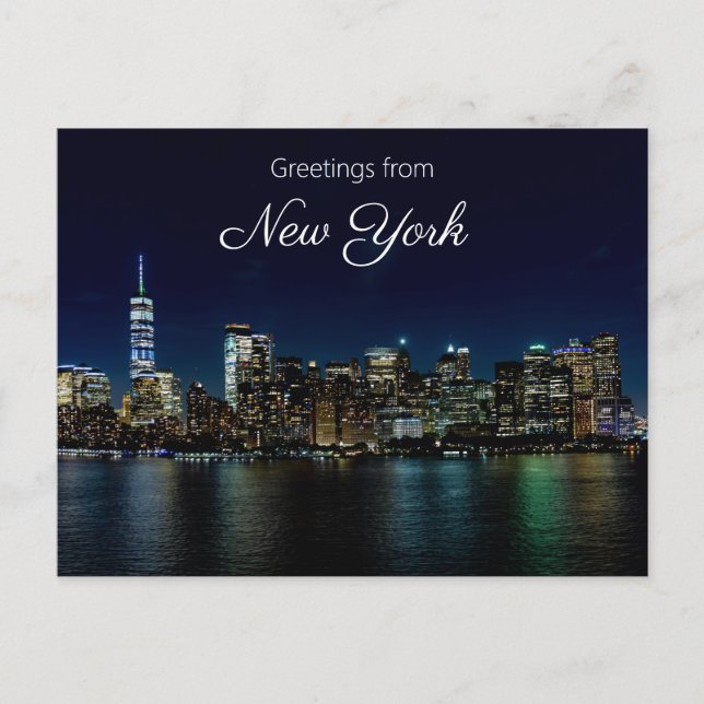 Greetings from New York Postcard (Front)