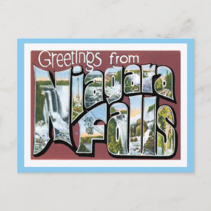 Greetings From Niagara Falls NY US City Postcard
