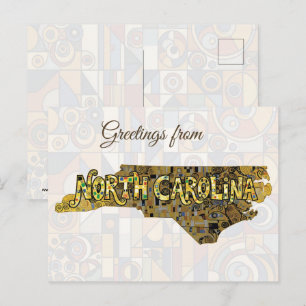 Greetings from North Carolina Postcard