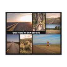 Greetings From Nowhere Postcard