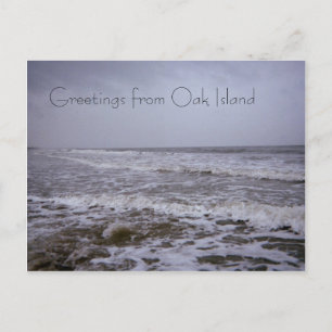 Greetings from Oak Island Seashores Postcard