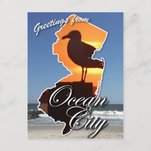 Greetings from Ocean City, NJ Postcard