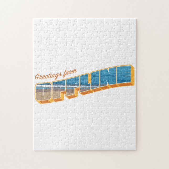 Greetings from Offline Jigsaw Puzzle (Vertical)