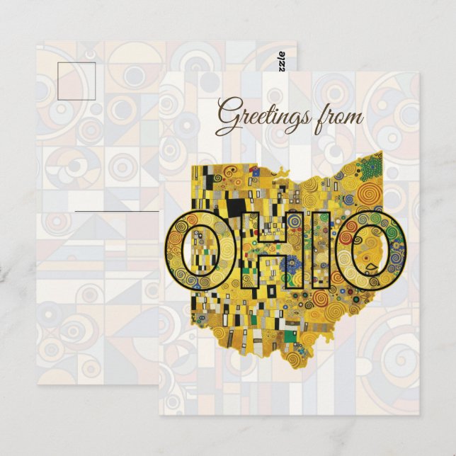 Greetings from Ohio Postcard (Front/Back)
