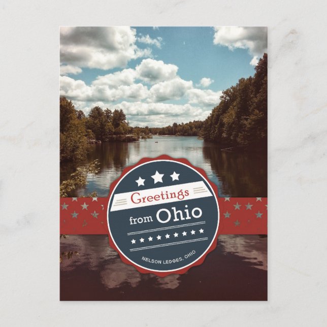 Greetings from Ohio Postcard (Front)