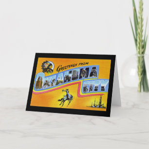 Greetings from Oklahoma City Oklahoma Card