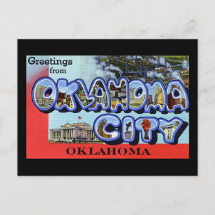 Greetings from Oklahoma City Oklahoma Postcard