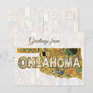 Greetings from Oklahoma Postcard