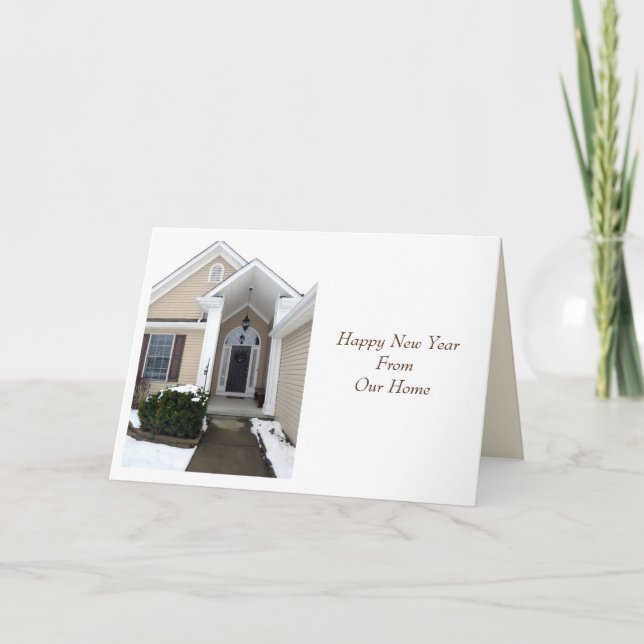 Greetings from Our Home to Yours Holiday Card (Front)