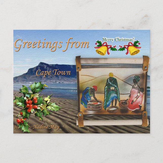 Greetings from our rainbow nation postcard (Front)