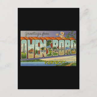 Greetings from Owensboro Kentucky Postcard