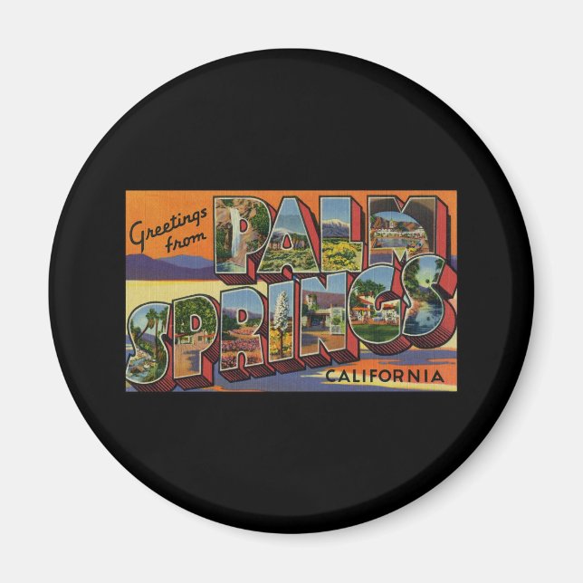 Greetings from Palm Springs California Magnet (Front)