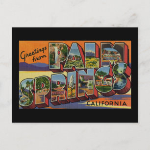 Greetings from Palm Springs California Postcard