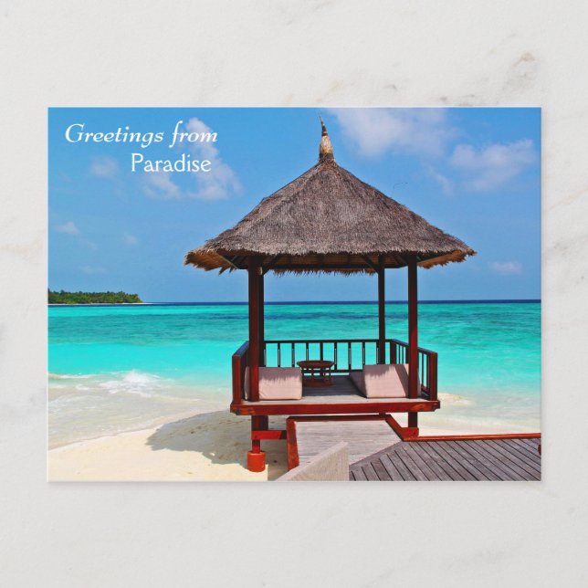 Greetings from Paradise by storeman Postcard (Front)