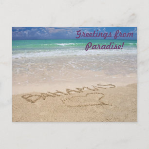 Greetings from Paradise Postcard