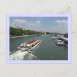 Greetings From Paris (Seine-River) Postcard