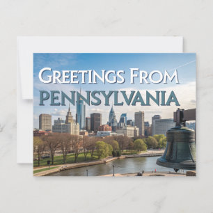 Greetings From Pennsylvania Postcard