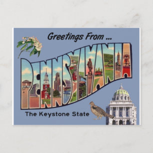 Greetings From Pennsylvania Postcard