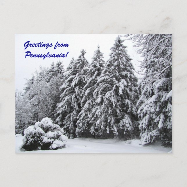 Greetings from Pennsylvania! Postcard (Front)