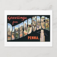 Greetings from Pittsburgh, Penna