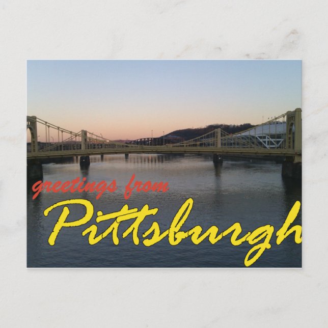Greetings from Pittsburgh Postcard (Front)