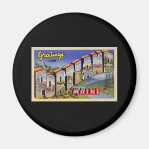 Greetings from Portland Maine Magnet