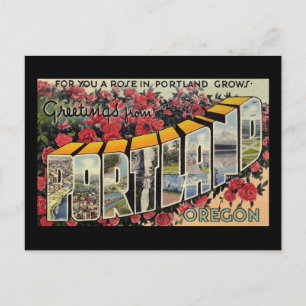Greetings from Portland Oregon Postcard