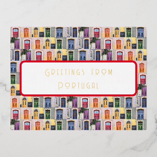 Greetings from Portugal Postcard (Front)