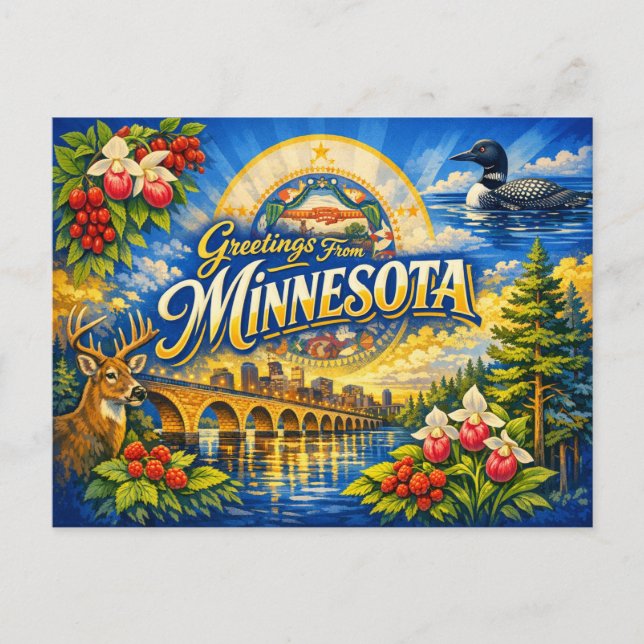 Greetings From Postcard  (Front)