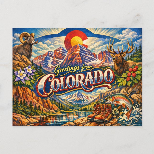 Greetings From Postcard  (Front)