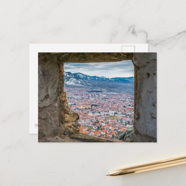Greetings from Prilep, Macedonia Postcard (Front/Back In Situ)