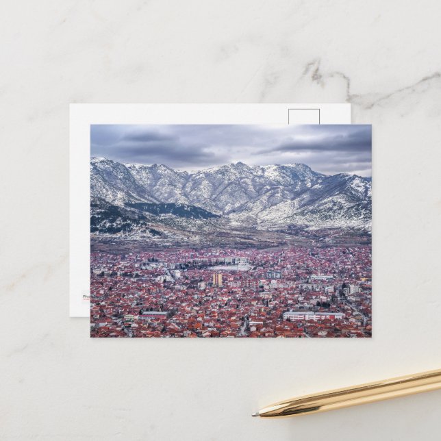Greetings from Prilep, Macedonia  Postcard (Front/Back In Situ)