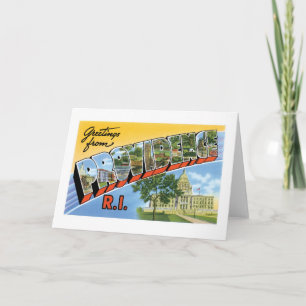 Greetings from Providence, Rhode Island! Card
