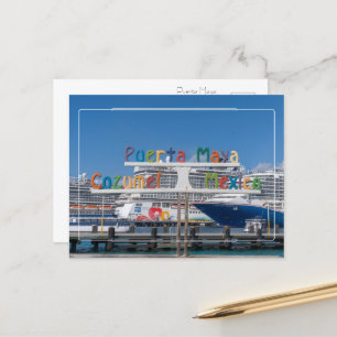 Greetings from Puerta Maya, Cozumel Postcard