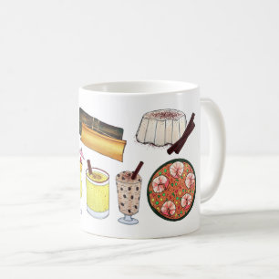 Greetings from Puerto Rico Carribean Island Foods Coffee Mug