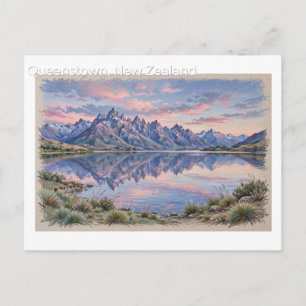 Greetings from Queenstown, New Zealand Postcard