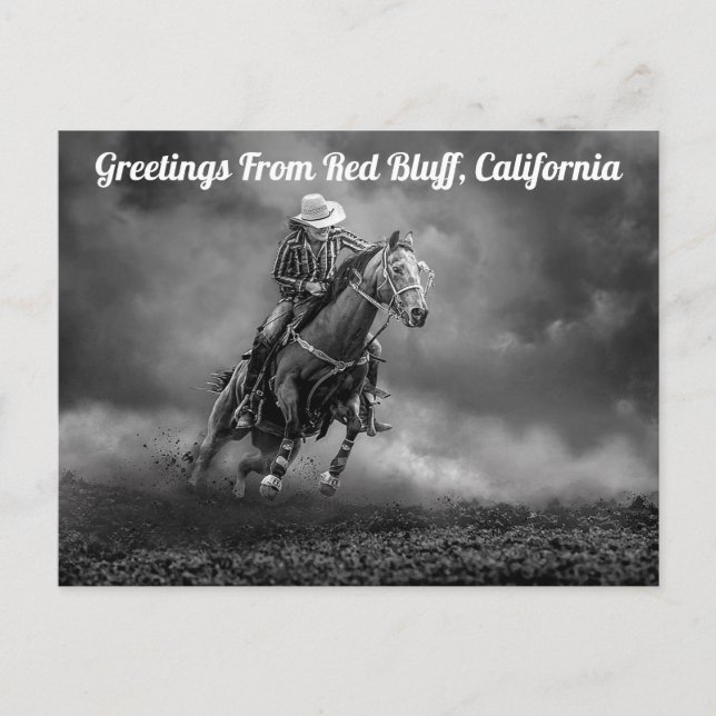 Greetings From Red Bluff, California Postcard (Front)