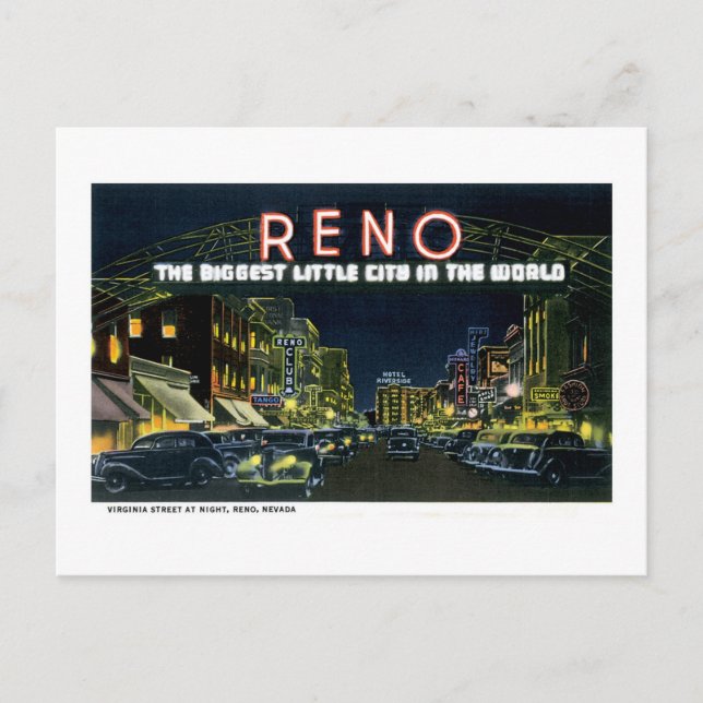 Greetings from Reno, Nevada! Postcard (Front)