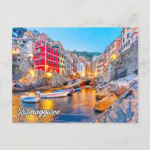 Greetings From Riomaggiore, Italy Postcard