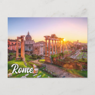Greetings From Rome, Italy Postcard