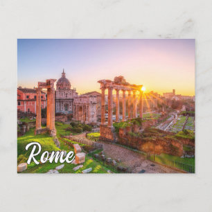 Greetings From Rome, Italy Postcard