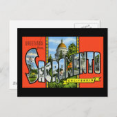 Greetings from Sacramento California Postcard (Front/Back)