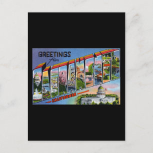 Greetings from Sacramento California Postcard