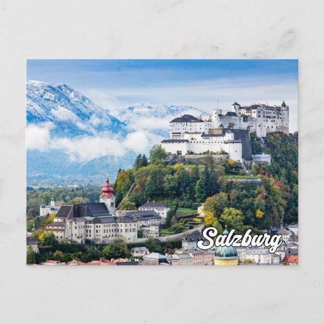 Greetings From Salzburg, Austria Postcard (Front)