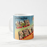 Greetings from San Antonio Coffee Mug<br><div class="desc">Terrific retro greetings postcard from San Antonio, Texas repurposed!</div>