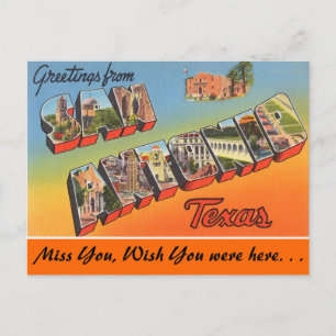 Greetings from San Antonio Postcard