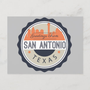 Greetings From San Antonio Texas USA Postcard